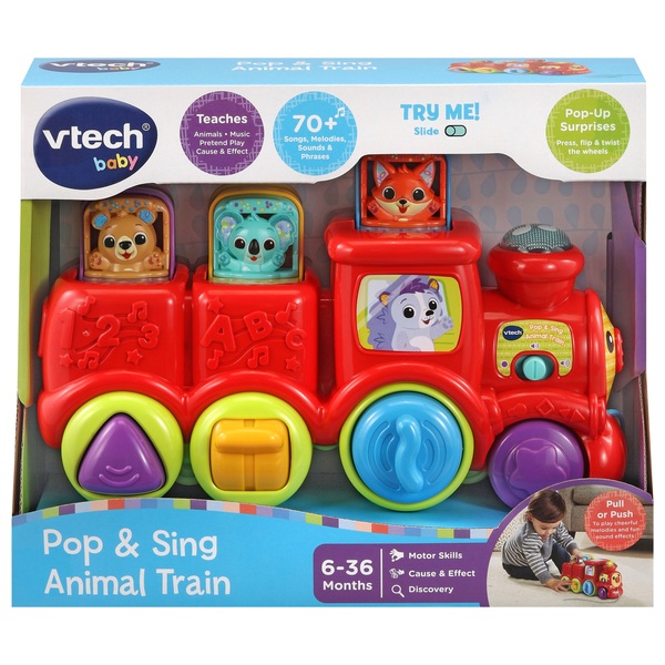 Vtech Pop & Sing Animal Train | Smyths Toys UK