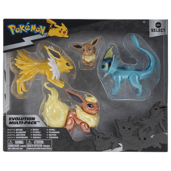 Pokémon Eevee Evolution Family Dolls, Battle Feature, Original