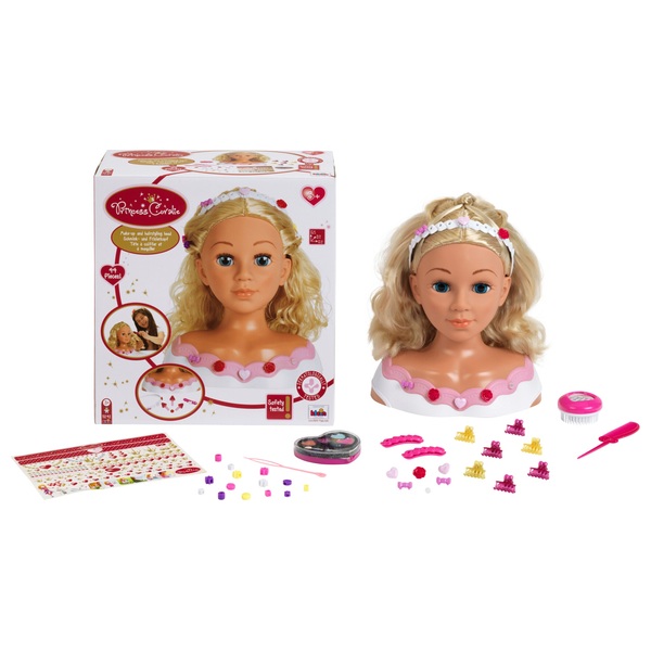 Princess Coralie Make-up and hairstyling head Rose | Smyths Toys UK