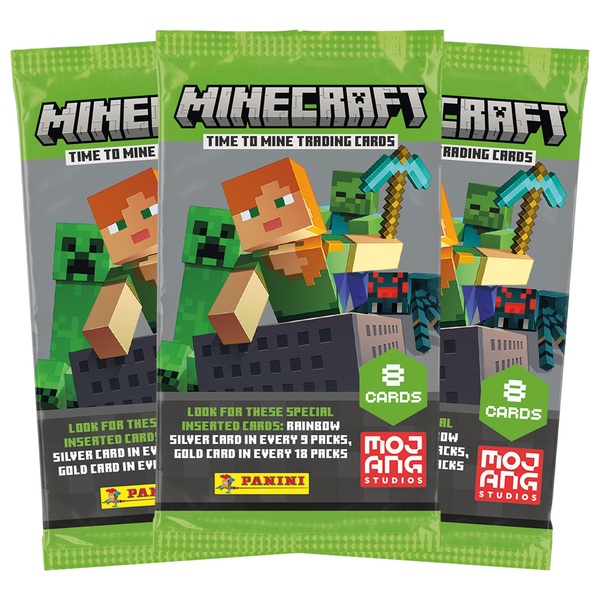 Minecraft Time to Mine Trading Card Starter Pack Smyths Toys UK