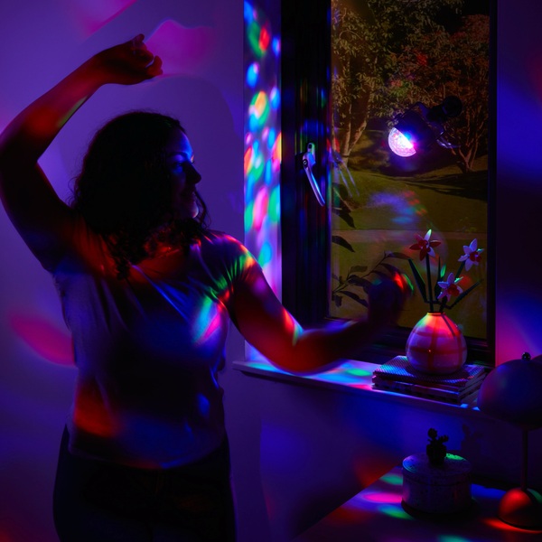 Portable Multicoloured LED Disco Light with Remote Control Smyths Toys UK