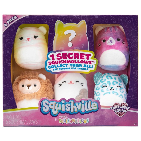 Squishville 6 Pack Purr-fect Squad | Smyths Toys UK