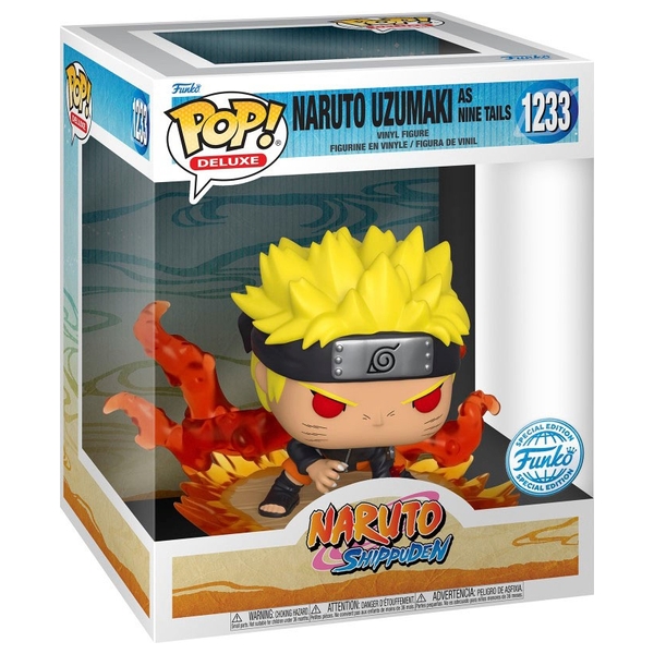 Figurine Naruto en Mode Quatre Queues avec LED - Naruto Shippuden