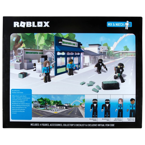 Roblox Brookhaven: Outlaw and Order Playset