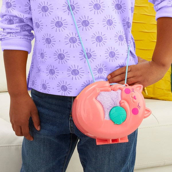 Polly Pocket Cuddly Cat Purse Compact