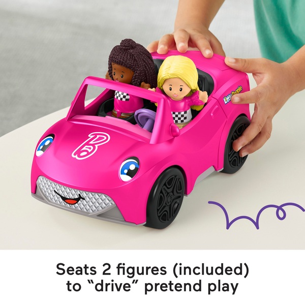 Fisher-Price Little People Barbie Convertible with 2 Figures | Smyths ...