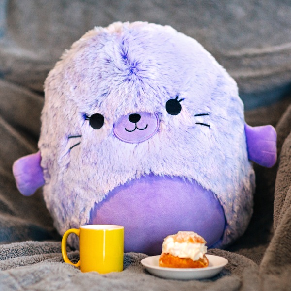 Squishmallows 30cm Fuzzmallow Seal Soft Toy Smyths Toys Ireland