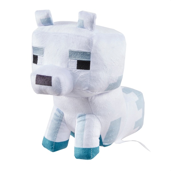 Minecraft Basic 20.32cm Plush - Arctic Fox | Smyths Toys Ireland