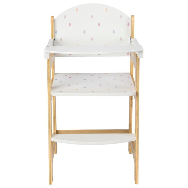 Dimples Wooden Teardrop Doll's High Chair Smyths Toys Ireland