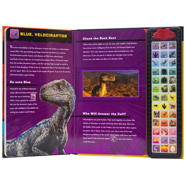 Jurassic World : Dinosaurs in your World Sound Book | Smyths Toys UK