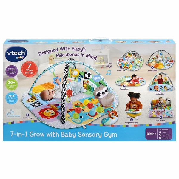 Baby　Grow　VTech　Toys　Sensory　UK　7-in-1　Smyths　with　Gym