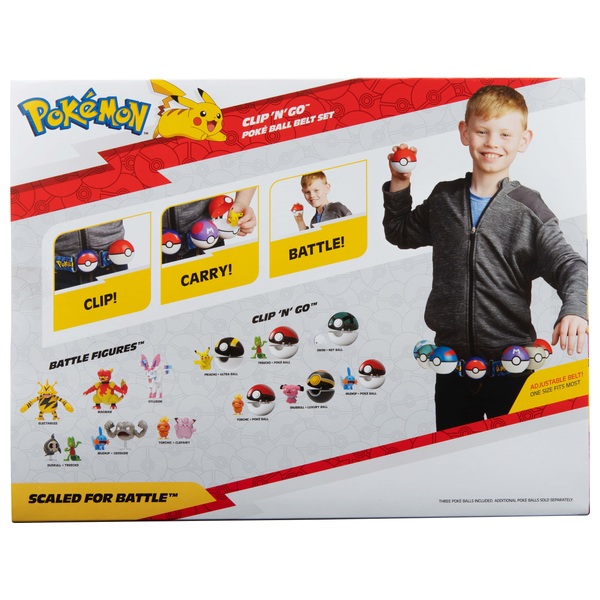 Pokemon Clip and Carry Pikachu with Poke Ball