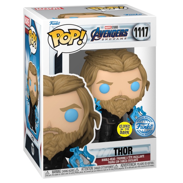 POP! Vinyl: Marvel - Thor With Thunder (Glow in the Dark) Chase Assortment | Smyths Toys UK