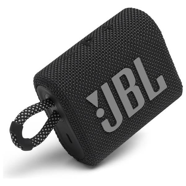 JBL Go 3 Grab and Go Bluetooth Wireless Speaker Black Smyths Toys Ireland