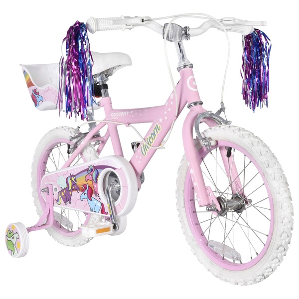 16 Inch Concept Unicorn Bike Smyths Toys UK