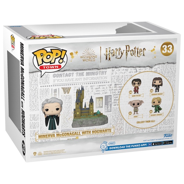 POP! Vinyl 33: Harry Potter Minerva McGonagall with Hogwarts School ...