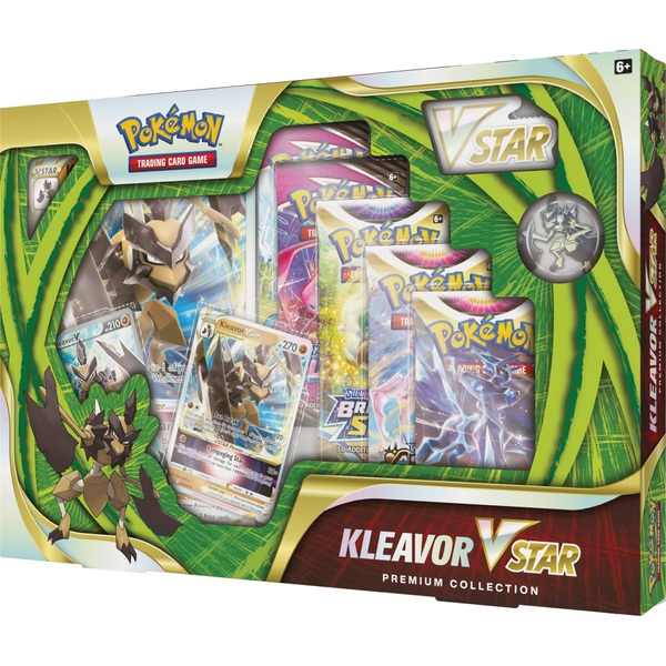 Pokémon Trading Card Game: Kleavor VSTAR Premium Collection | Smyths ...