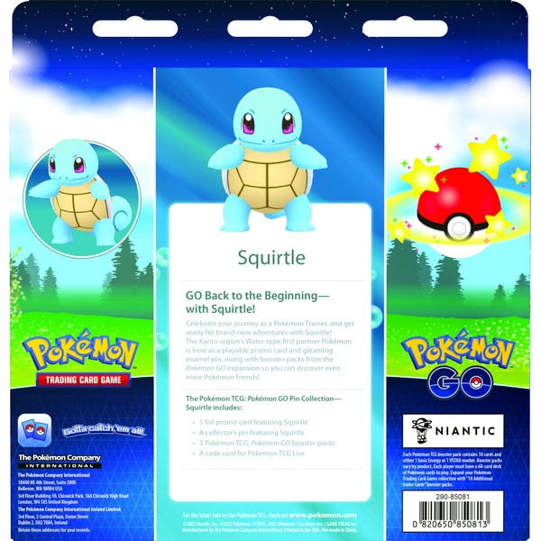 Pokémon Trading Card Game Pokémon GO Pin Box Assortment Smyths Toys UK