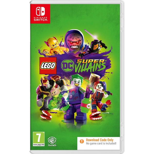 LEGO DC Super Villains Nintendo Switch Code in Box