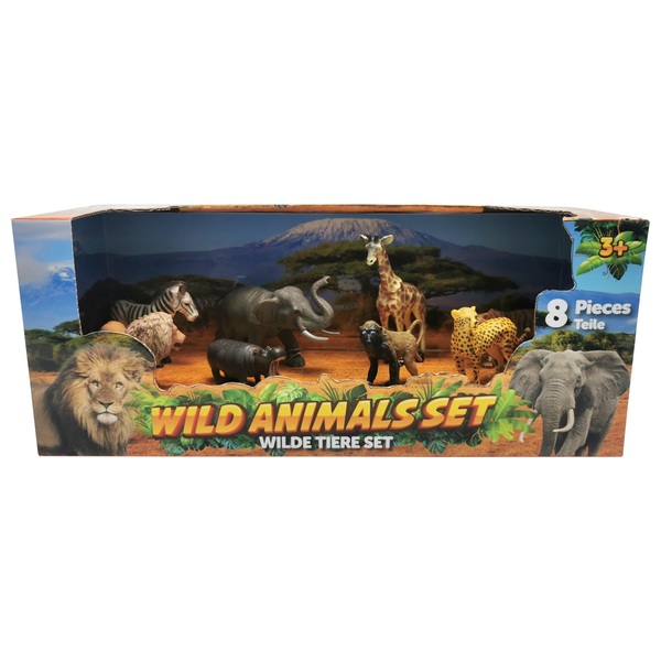 Coffret Animaux Safari 8 Figurines