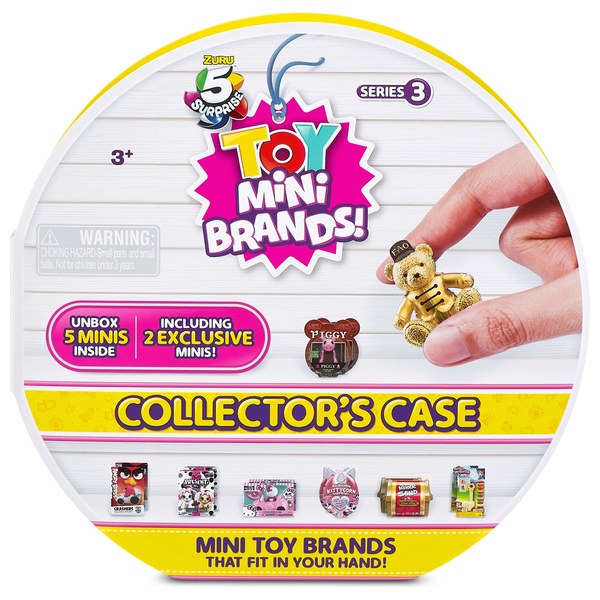 Mini Brands Mini Foodies Series 2 Collector Kit (3 Pack + Collector Case)  by ZURU, Mystery Capsule Real Miniature Brands Collectable Toy