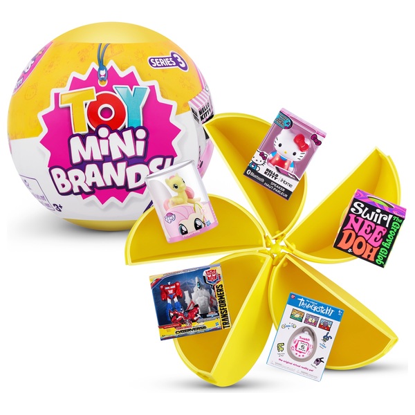 5 Surprise Mini Brands Series 3 Mystery Capsule Collectible Toy By Zuru