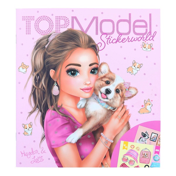 Top Model - Carnet Avec Autocollants - Dress Me Up