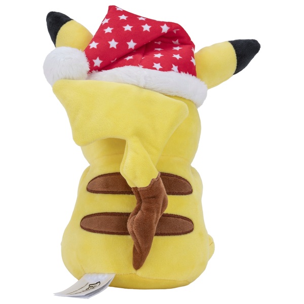 pikachu santa hat plush