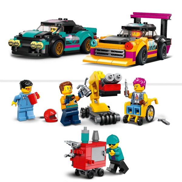 LEGO City 60389 Custom Car Garage Mechanic Set | Smyths Toys UK