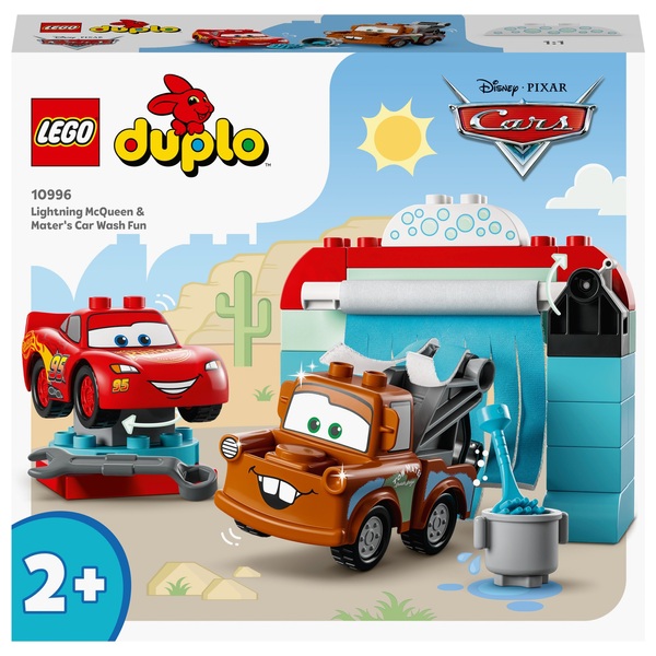 LEGO DUPLO 10996 Disney Lightning McQueen & Mater's Car Wash Fun | Smyths  Toys UK