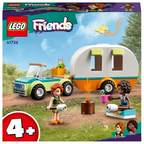 LEGO Friends 41726 Holiday Camping Trip Camper Van Toy Set | Smyths Toys UK