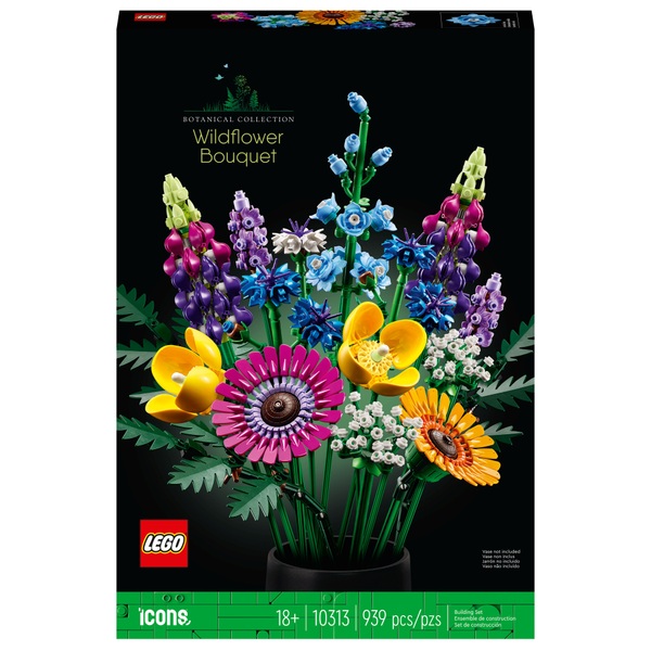 Lego® icons 10313 bouquet de fleurs sauvages Lego