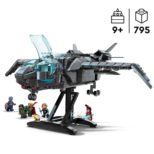 LEGO Marvel 76248 The Avengers Quinjet Infinity Saga Set | Smyths Toys UK