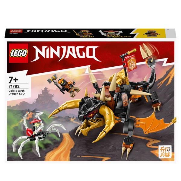 LEGO NINJAGO 71782 Cole's Aardedraak EVO Set | Smyths Toys