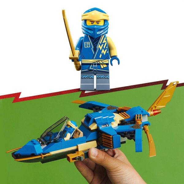 Lego Ninjago 71784 Jays Lightning Jet Evo Toy Plane Set Smyths Toys Uk 