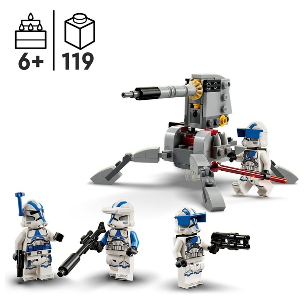 LEGO Star Wars 75345 501st Clone Troopers Battle Pack Set | Smyths Toys UK