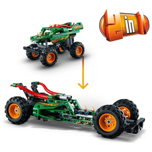 LEGO Technic 42149 Monster Jam Dragon Monster Truck Toy | Smyths Toys UK