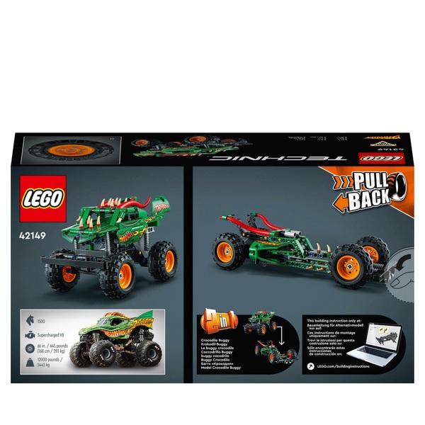 LEGO Technic 42149 Monster Jam Dragon Monster Truck Toy | Smyths Toys ...