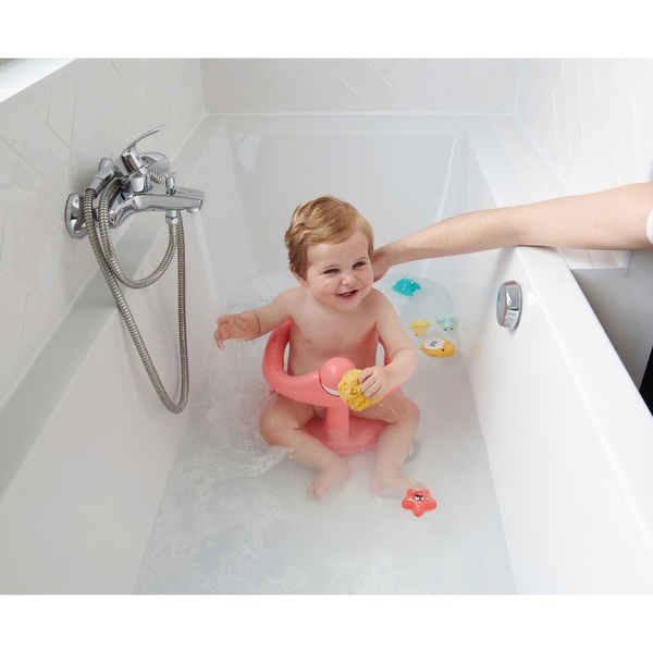 Safety 1st Swivel Bath Seat Pink Smyths Toys Ireland