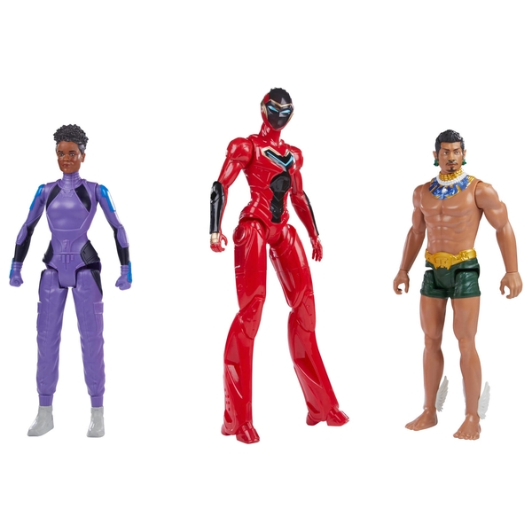 Black Panther Wakanda Forever Titan Hero Series 3 Figure Pack | Smyths ...