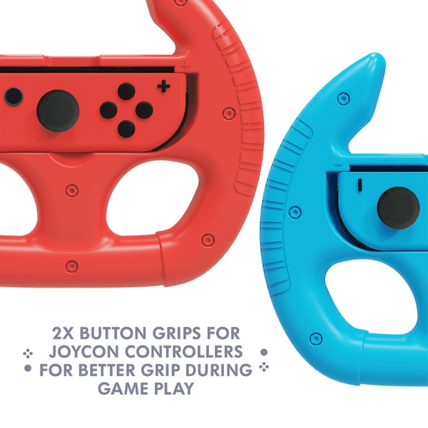 Stealth Nintendo Switch & Switch OLED JoyCon Racing Wheel Twin Pack