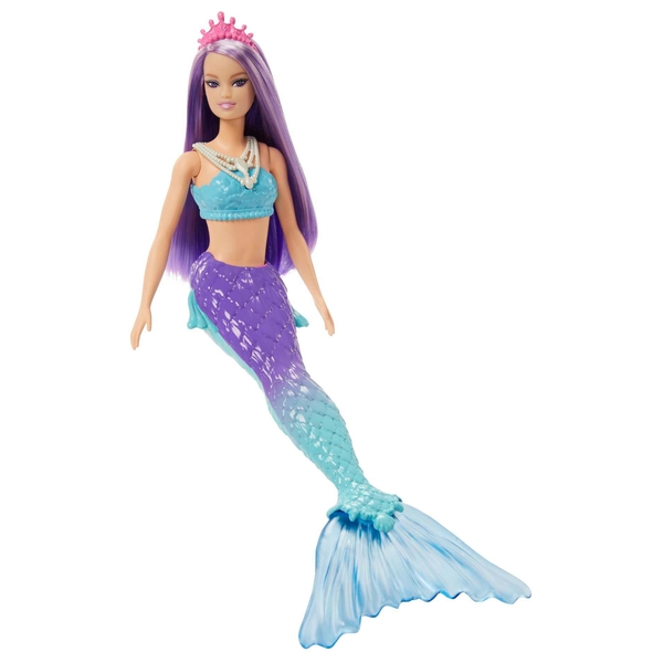 Barbie Dreamtopia Mermaid Doll - Purple Hair | Smyths Toys UK