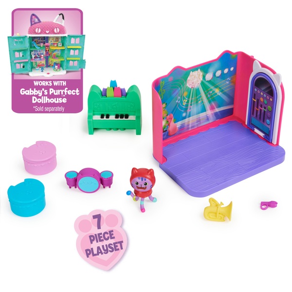 Salle Musique DJ Miaou Jouet Gabby Et La Maison Magique - Salle De Musique DJ Miaou | Figurine Accessoires - À Partir De 3 Ans Jouet Gabby Chat Salle Musique DJ Miaou Jouet Gabby Et La Maison Magique - Salle De Musique DJ Miaou | Figurine Accessoires - À Partir De 3 Ans Jouet Gabby Chat