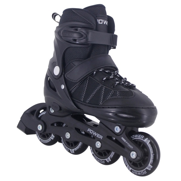Buy Kids Quad Roller Skate,Roller Skates for Girls Boys,with Adjustable  Size&Double Brakes&Luminous Wheels&Protective Gear,3-point Balance Roller  Shoes for Beginners,for Indoor Outdoor (Brave grey, XS) Online at Low  Prices in India - Amazon.in