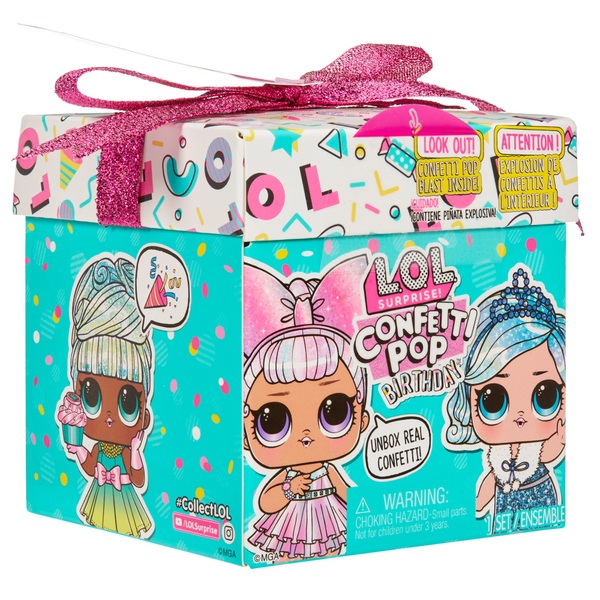 LOL Surprise! Confetti Pop Birthday Doll with 8 Surprises - Great Gift for  Girls Age 4+