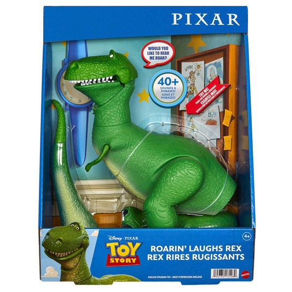 Disney Pixar Toy Story Roarin' Laughs Rex Figure | Smyths Toys UK