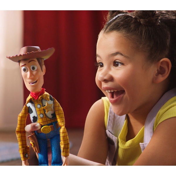 Disney Pixar Toy Story Roundup Fun Talking Woody Doll Smyths Toys UK