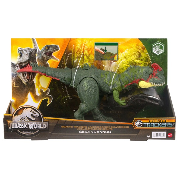 Jurassic World Gigantic Trackers Sinotyrannus Dinosaur Figure | Smyths ...