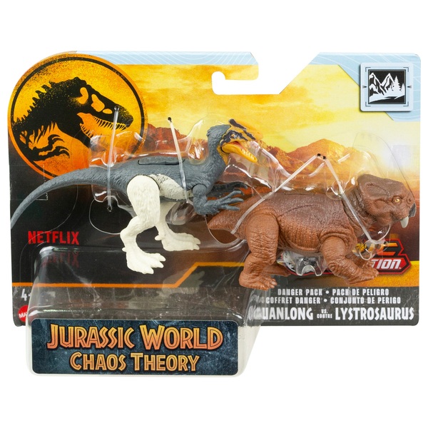 Jurassic World Danger Pack Dino Guanlong Vslystrosaurum Action Figures Smyths Toys Uk 2887