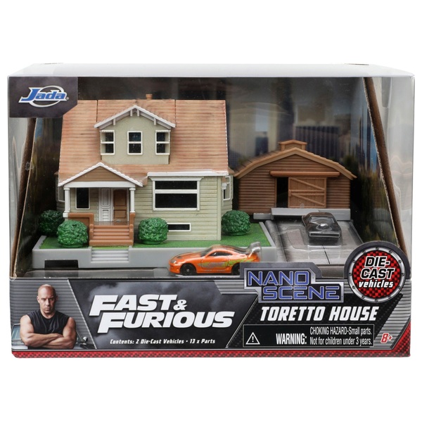 Fast & Furious Nano Scene - Toretto House | Smyths Toys UK